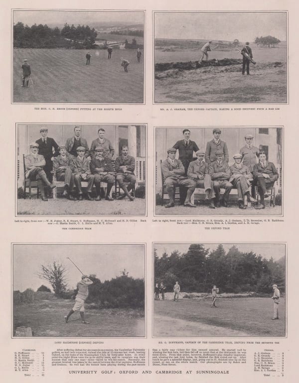 The Graphic Magazine, Golf - University Golf, 1904