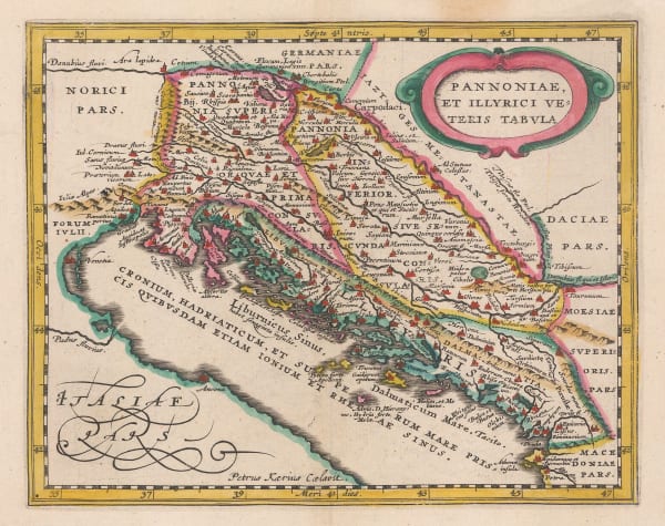 Jan Jansson, Adriatic coast of the Balkans, 1661