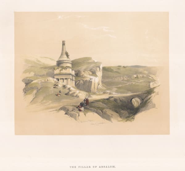 David Roberts, Holy Land - Kidron Valley, 1839