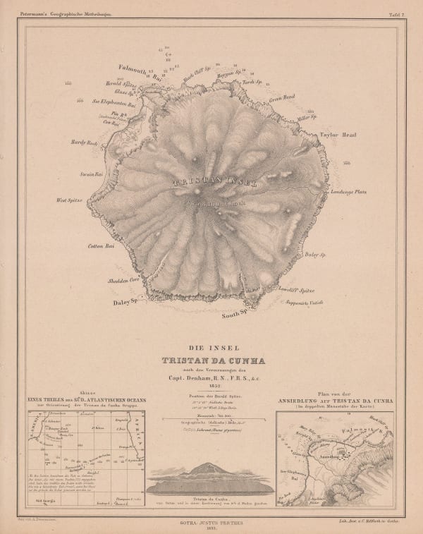 Justus Perthes, Tristan da Cunha, 1855