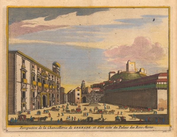 Pieter Van der Aa, Spain - Granada, Alhambra Palace, 1727