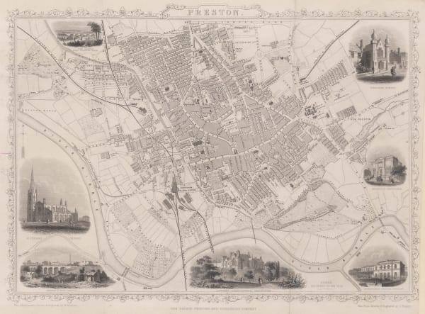 John Tallis, Preston, 1851