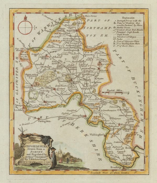 Thomas Kitchin, Oxfordshire, 1786
