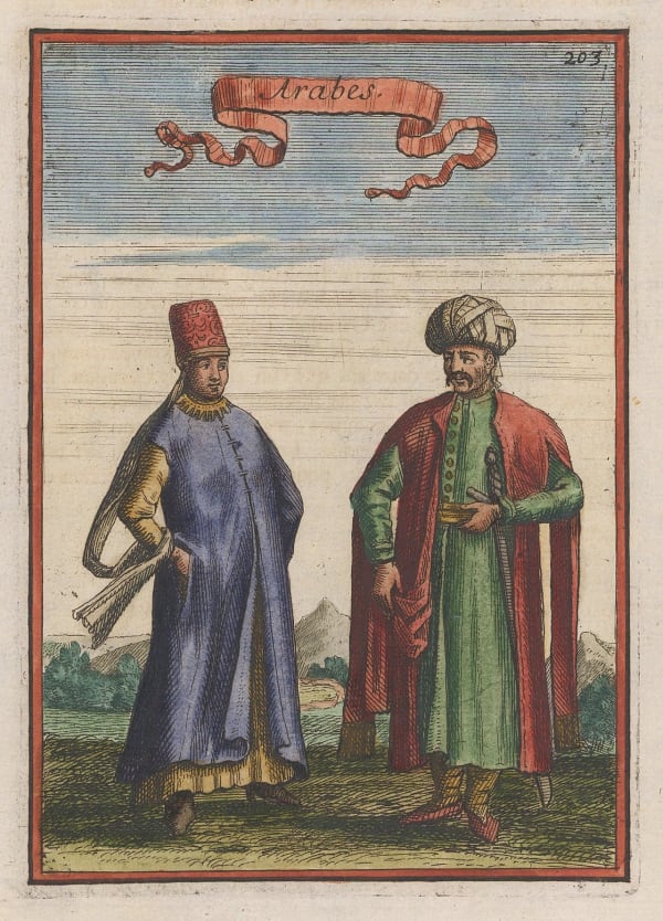 Alain Mallet, Arabia - Portrait, 1683