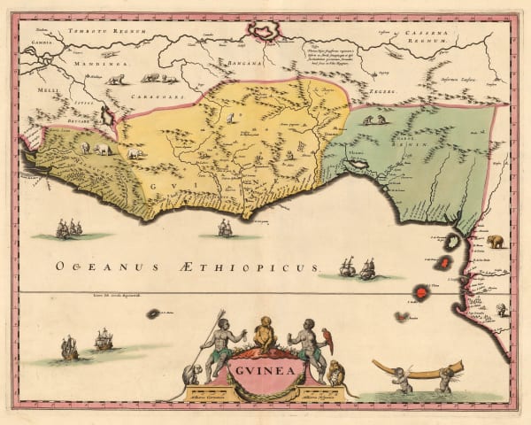 Valk & Schenk, West Africa & the Gulf of Guinea, 1720 c.