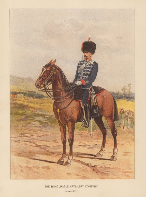 Walter Richards, British Army - Honourable Artillery Company, 1890 c.