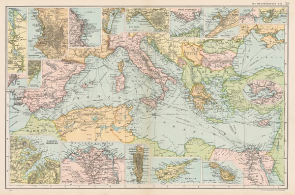 George W. Bacon, The Mediterranean Sea, 1895 (c.)