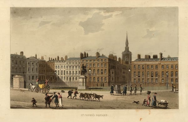 John Papworth, London - St James's Square, 1816