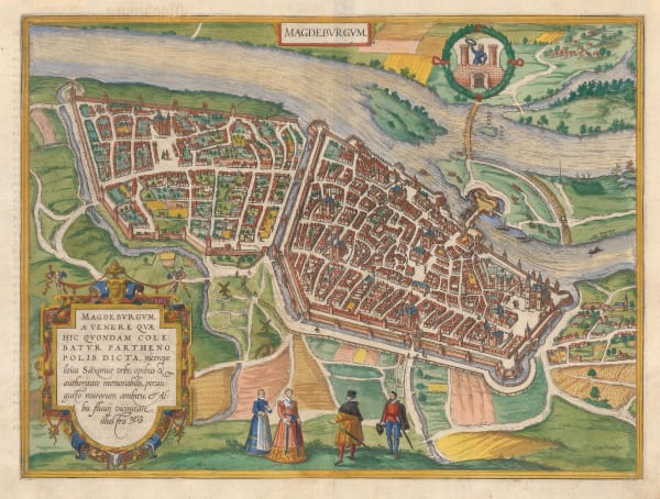 Georg Braun & Frans Hogenberg, Magdeburg, 1572