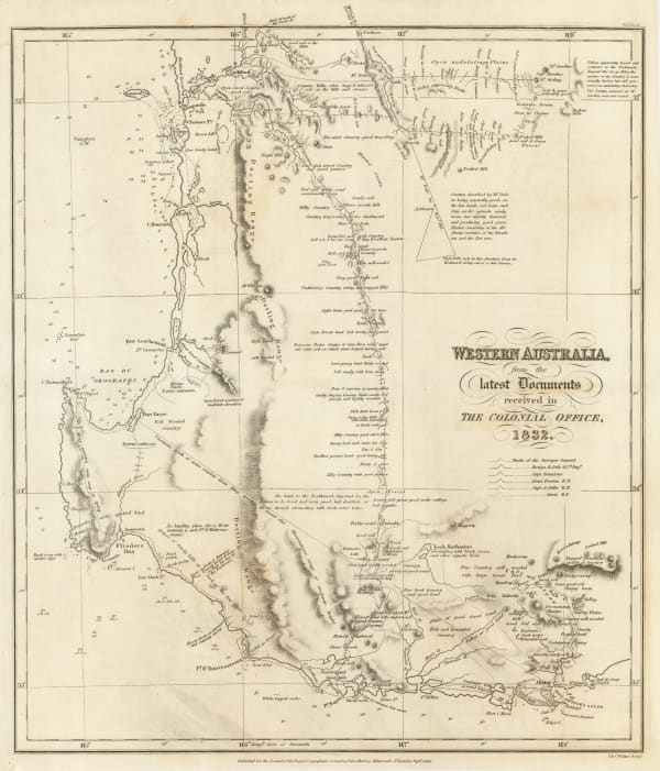 Royal Geographical Society (RGS), Southwest Australia from Perth to Albany, 1832