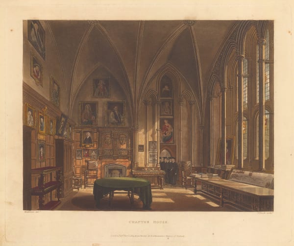 Rudolph Ackermann, Oxford University - Christ Church, 1814