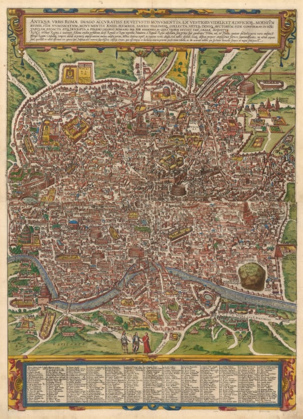 Georg Braun & Frans Hogenberg, Ancient Rome, 1600 c.