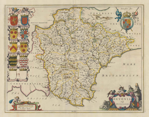 Jan Blaeu, Devon, 1650 c.