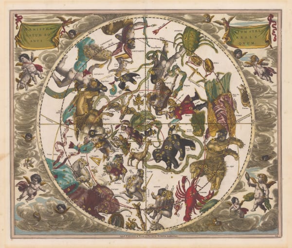 Valk & Schenk, Haemisphaerium Stellatum Boreale Antiqvum, 1708 c.