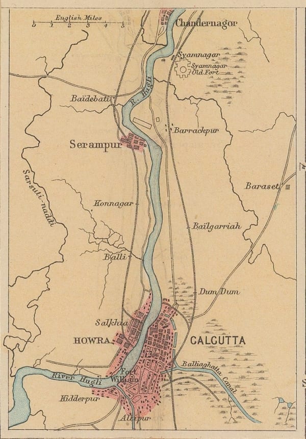 J.G. Bartholomew, Kolkata (Calcutta), 1893