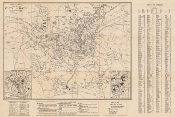 Geographia Ltd., Bath, 1960 c.