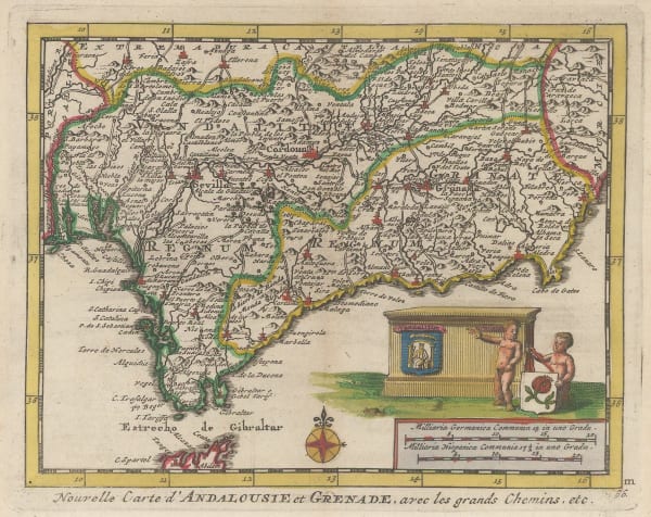 Pieter van der Aa, Andalucia and Granada, 1715