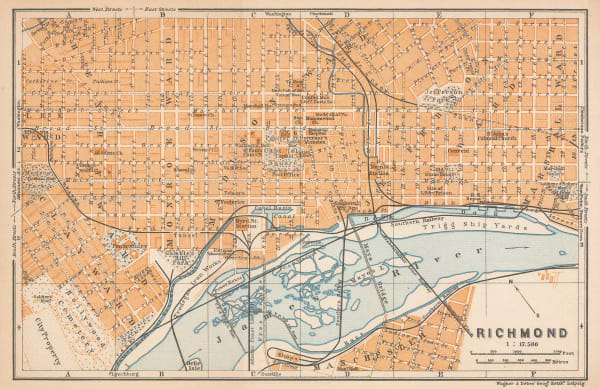 Karl Baedeker, Richmond, 1909