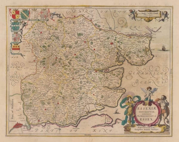 Jan Jansson, Essexiae Descriptio : The Description of Essex, 1647 c.