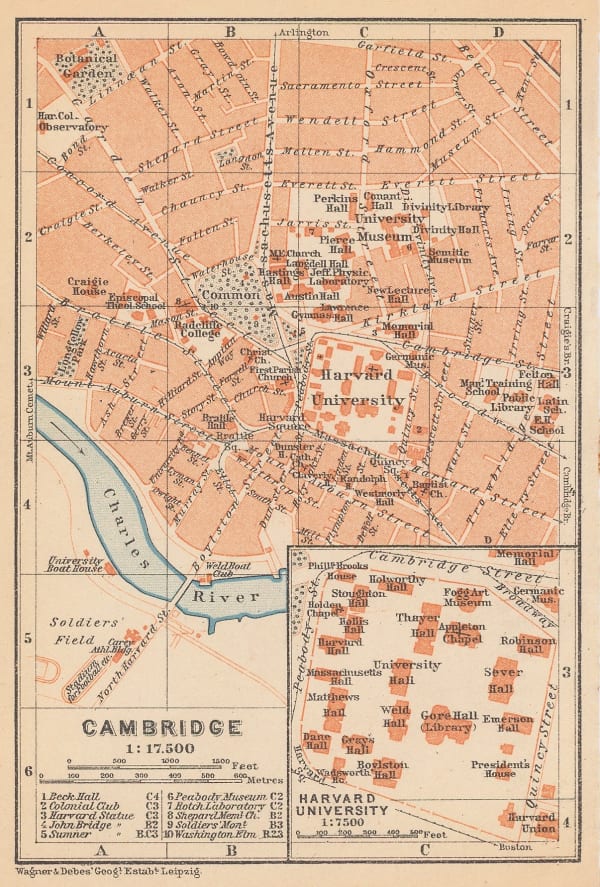 Karl Baedeker, Cambridge, 1909