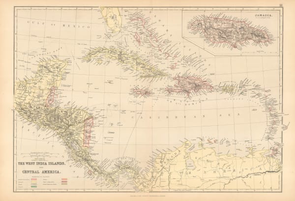Walter Blackie, West Indies and Central America, 1880 c.