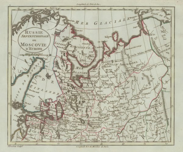 Alexandre Blondeau, North-eastern part of European Russia, Estonia & Latvia, 1825 c.
