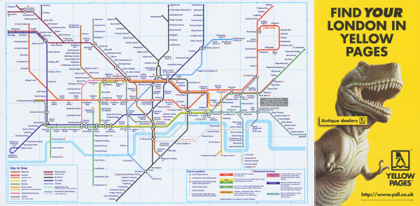 London Underground, London Underground Map, 1999