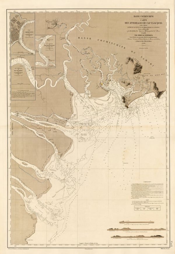 L. Manen, Mekong Delta and Ho Chi Minh City (Saigon), 1865