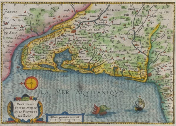 Mercator Hondius, Bordeaux, 1635