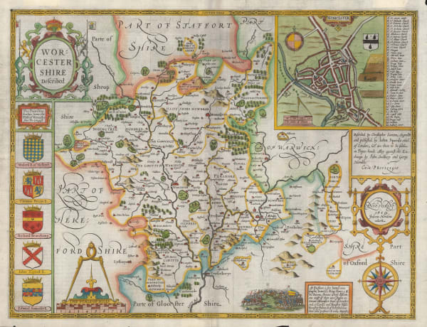 John Speed, Worcester Shire Described, 1676