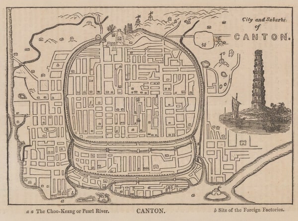 Anonymous, City and Suburbs of Canton, 1835