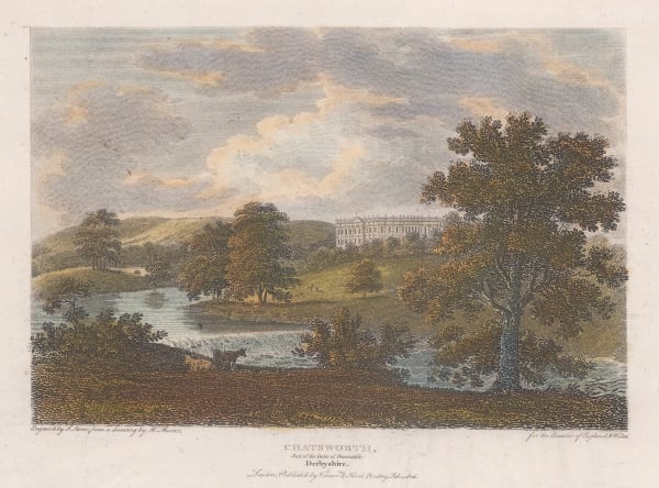 Vernor & Hood, Chatsworth, Derbyshire, 1806
