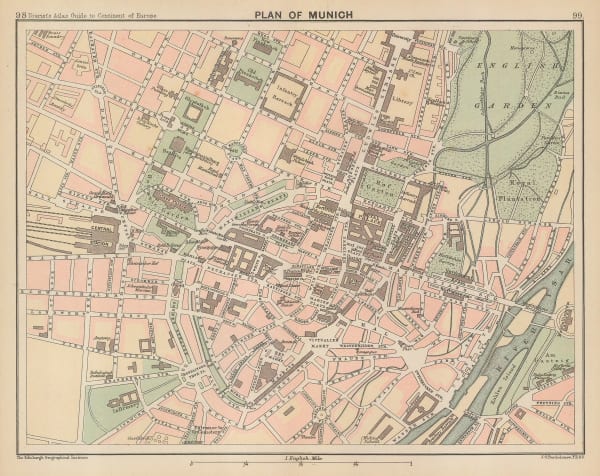 J.G. Bartholomew, Munich, 1893