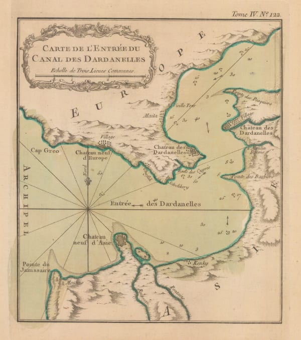 Jacques-Nicolas Bellin, Dardanelles, 1764