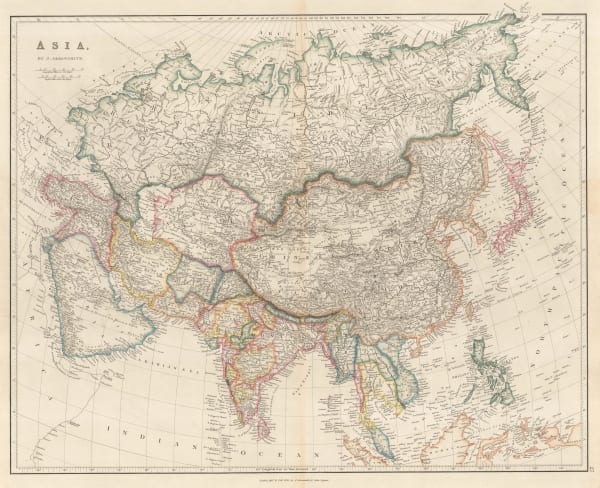 John Arrowsmith, Asia, 1842