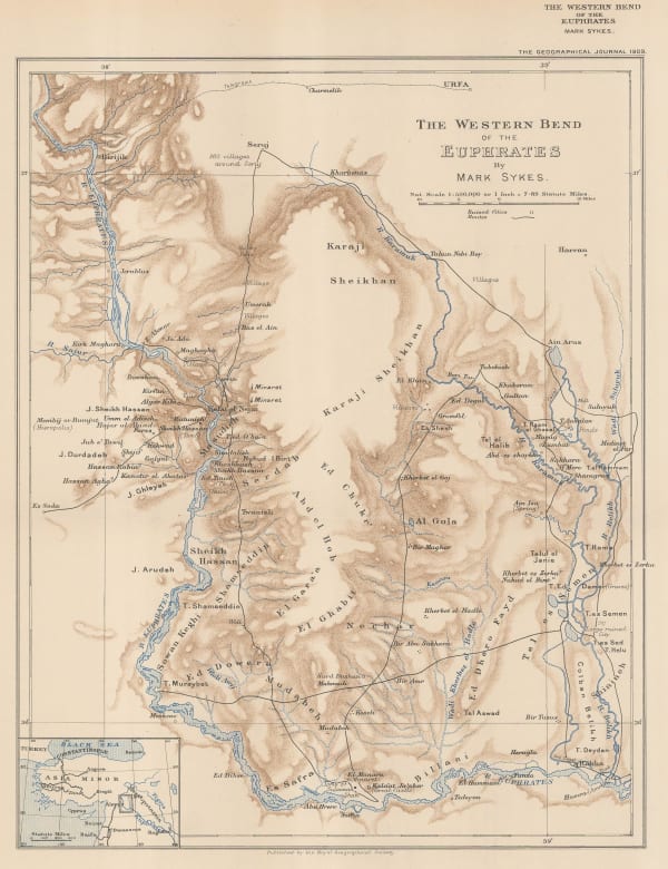 Royal Geographical Society (RGS), The Western Bend of the Euphrates, 1909