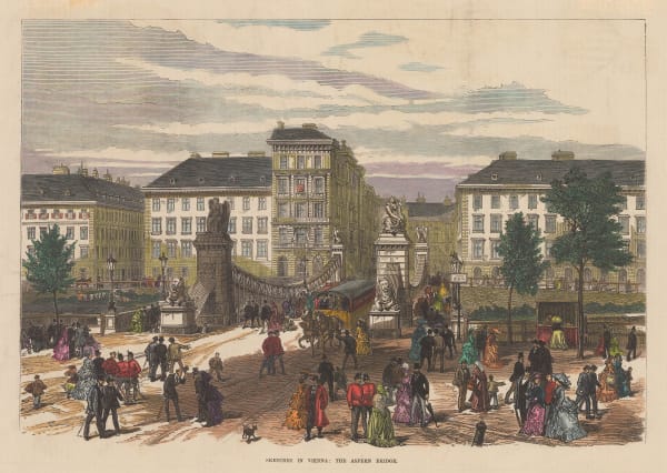 Illustrated London News (ILN), Austria - Vienna, Aspern Bridge, 1873