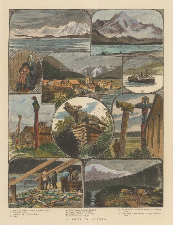 Illustrated London News (ILN), Alaska - Fort Wrangel, 1890