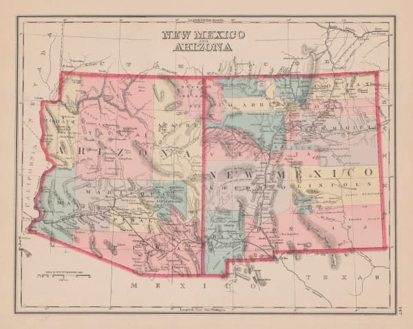 O.W. Gray & Son, New Mexico and Arizona, 1881
