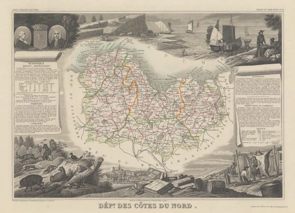 Victor Levasseur, Côtes-d'Armor (Côtes-du-Nord), 1847