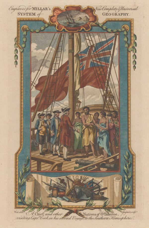George Henry Millar, Tahiti - Captain Cook, 1782