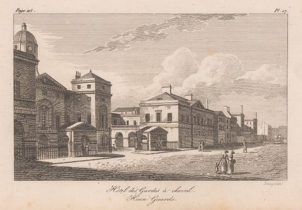 Jean-Jerome Baugean, London - Horse Guards, 1814