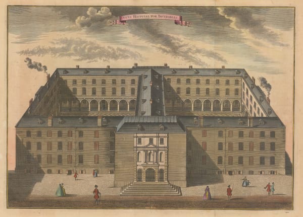 John Stow, London - Guy's Hospital, St Thomas Street, 1755