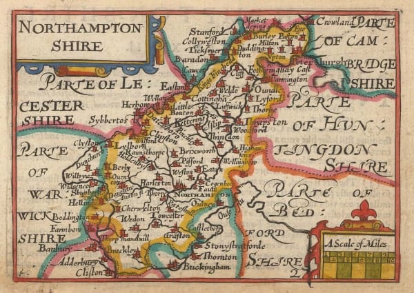 Pieter van den Keere, Northampton Shire, 1627