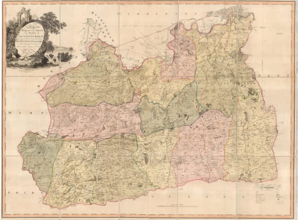 J. Lindley and W. Crosley, Map of the County of Surrey, 1793