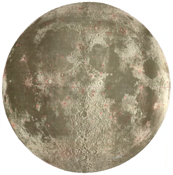 United States Geological Survey (USGS), The Moon, 1970 c.