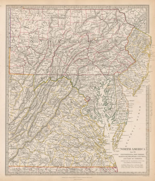 Society for the Diffusion of Useful Knowledge (SDUK), Virginia, Maryland, Delaware, Pennsylvania & New Jersey, 1844