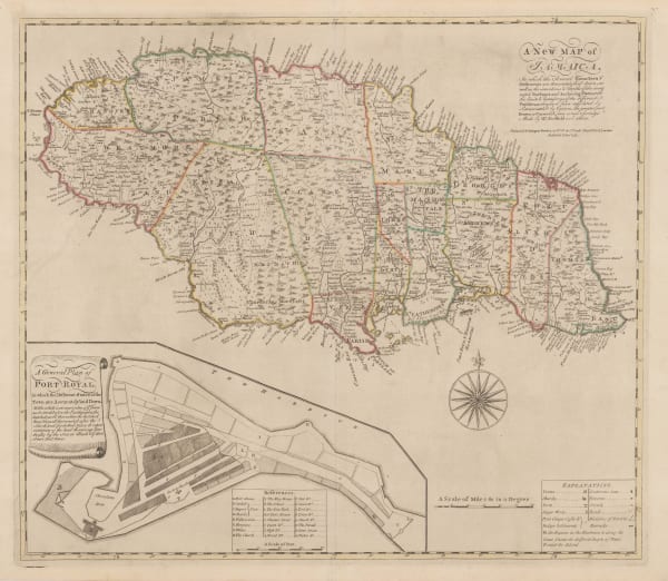 Carington Bowles, Jamaica & Port Royal, 1771