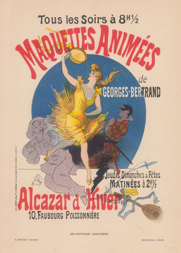 Jules Cheret, Theatre - Alcazar d'Hiver, 1896
