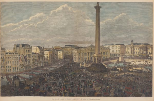 Illustrated London News (ILN), London - Trafalgar Square, 1882